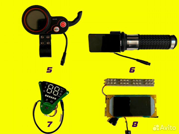 Бортовые компьютеры,дисплеи для электротранспорта