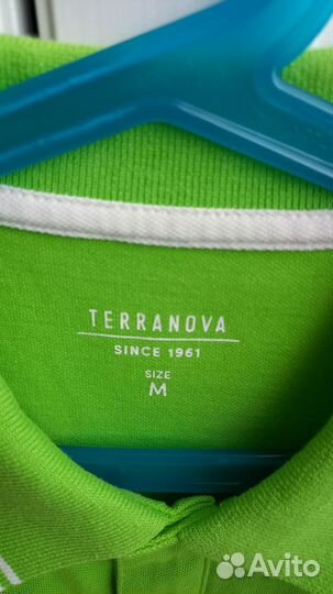 Поло Terranova д/м, б/у, р-р М, 164-170 см