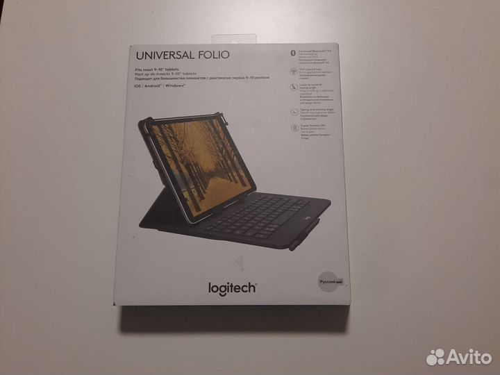 Клавиатура logitech для планшета беспроводная