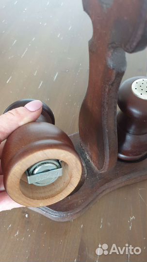 Набор для кухни на деревянной подставке