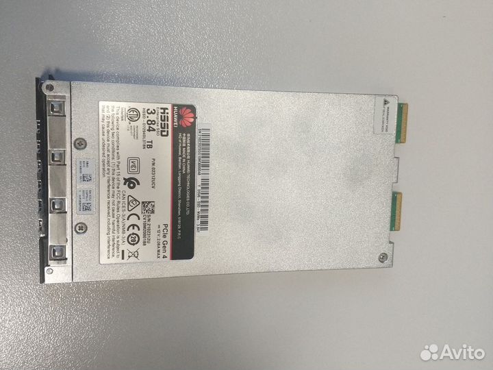 3.84 Tb SSD Huawei 02312UCV NVMe 2.5