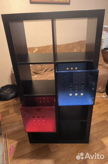 Стеллаж IKEA каллакс ящики в подарок