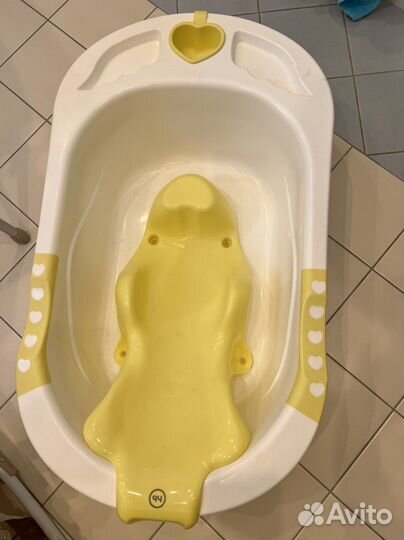 Детская ванночка для купания с горкой