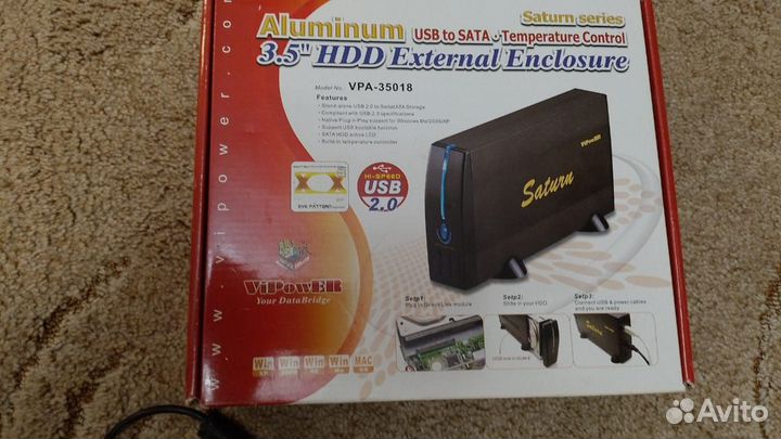 Внешний бокс для hdd 3.5