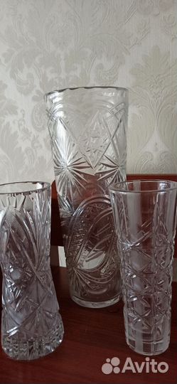 Хрустальная ваза