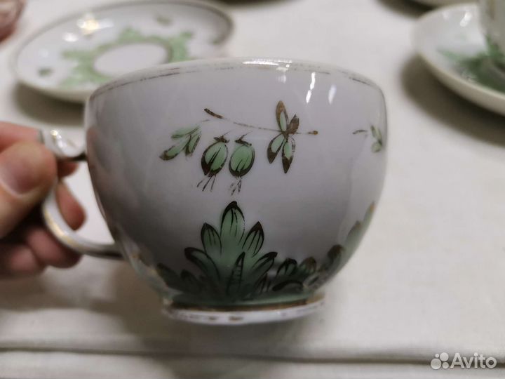 Советский чайный сервиз Вербилки (Ч)