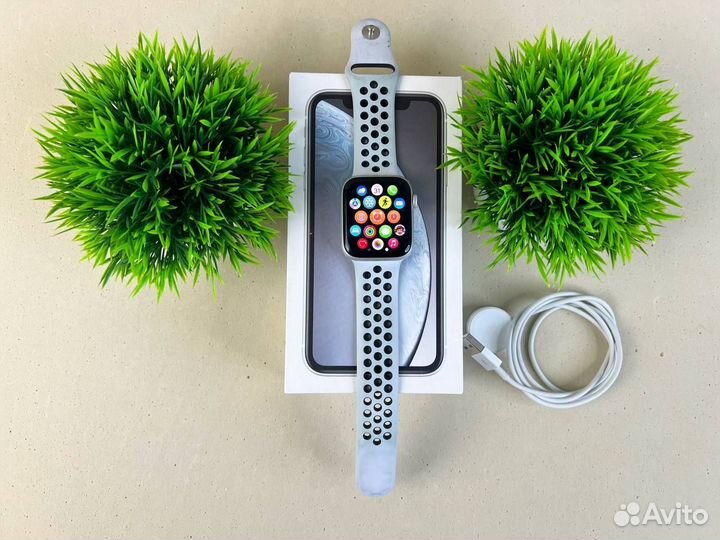 Часы apple watch se 44 mm nike