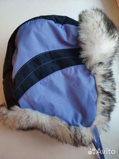 Шапка зимняя для мальчика 48 размер
