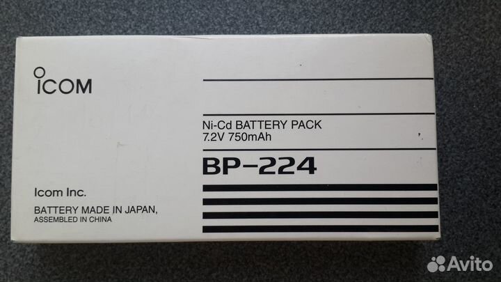 Ориг.аккум-ры IC-M1V,IC-M1euro,icom BP-224,BP-215L