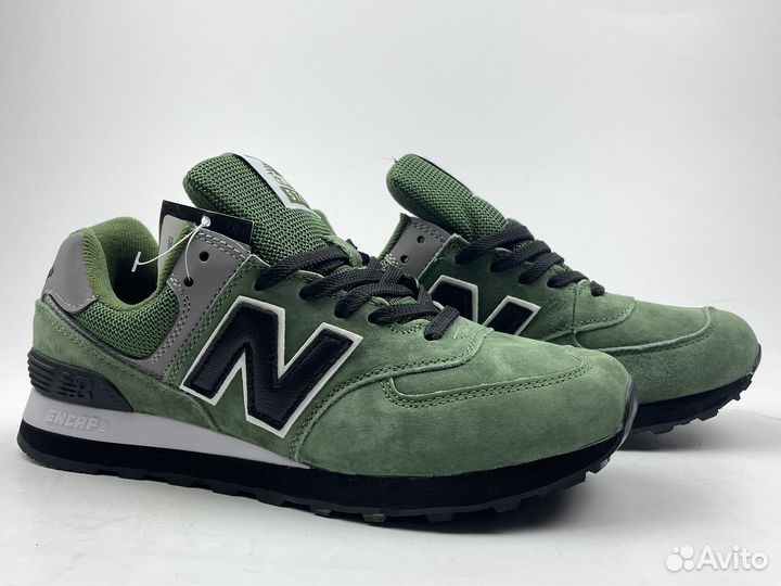 Кроссовки New Balance 574 из натуральной замши