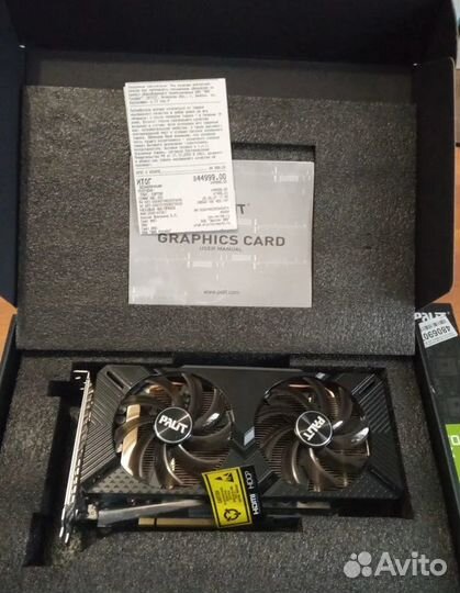 Видеокарта GeForce GTX 1660 Dual OC 6gb