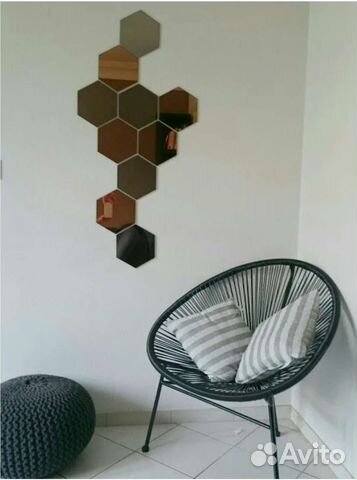 Зеркала в виде сот