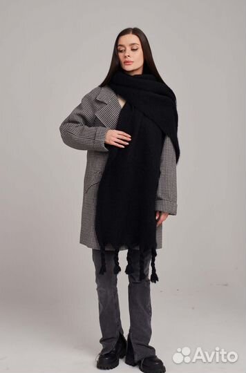 Палантин шарф женский теплый платок