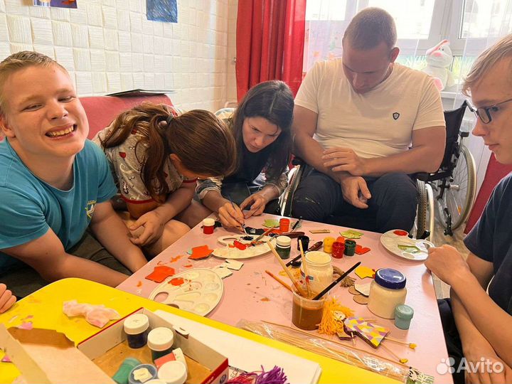 Репетитор изо с нормотипичными детьми,с рас, дцп