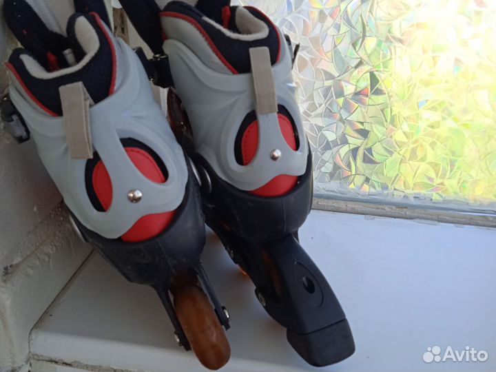 Роликовые коньки детские раздвижные