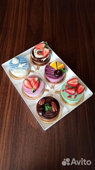 Полезные пирожные, капкейки, пп. Декор в подарок