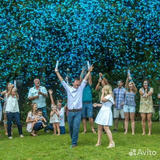 Цветной дым и Аксессуары для гендер-пати