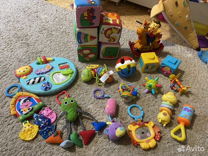 Развивающие игрушки fisher price, tiny love