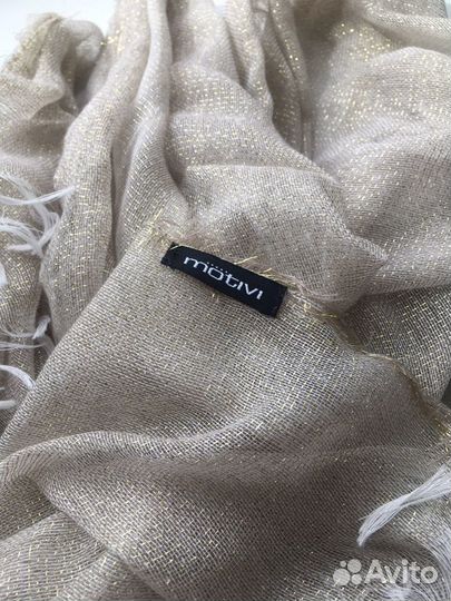 Новый большой палантин с люрексом Motivi Италия