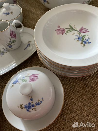 Столовый и кофейный сервиз гдр