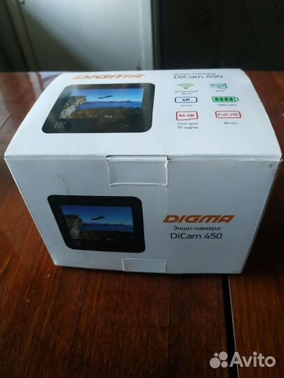 Экшн камера digma 450