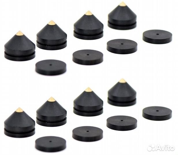 Комплект из 8 шипов и 8 дисков для акустики