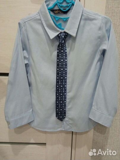 Пиджак и рубашка с галстуком на мальчика