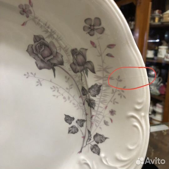 Тарелки Черная роза. Польша