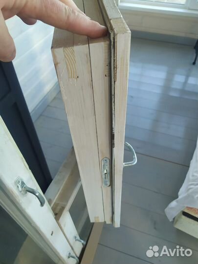 Деревянные окна бу двухрамное