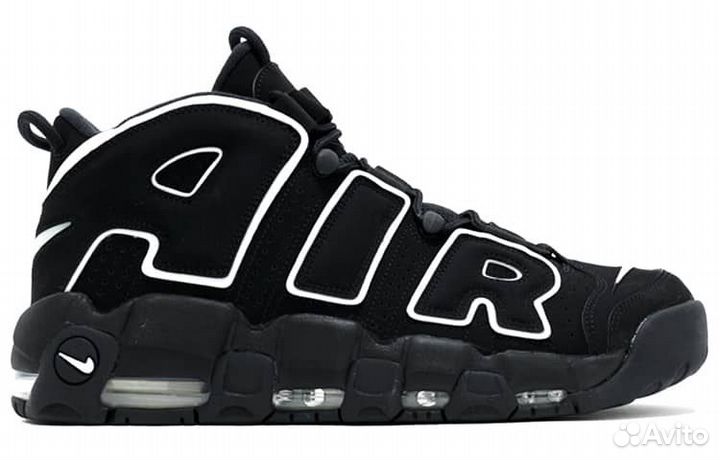 Кроссовки Nike Air More Uptempo Mid Black/White