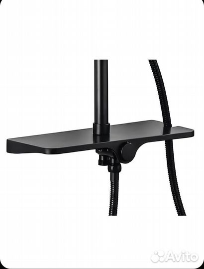 Душевая стойка черная