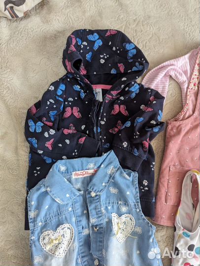 Вещи пакетом на девочку 80