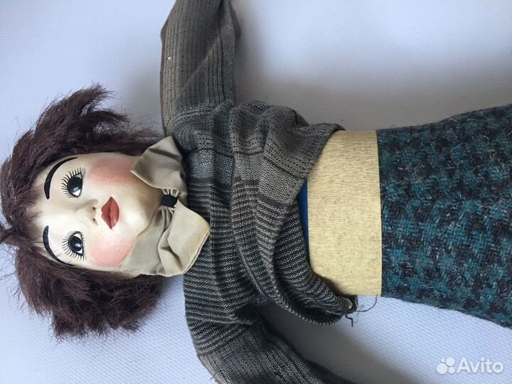 Кукла винтажная немецкая ручной работы