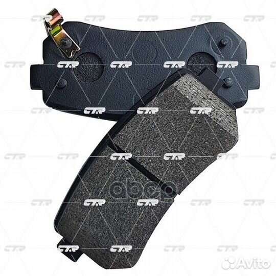 Колодки тормозные дисковые зад GK0555 CTR