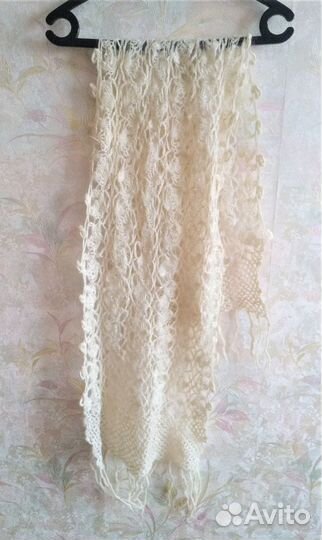 Вязаный шарф-шаль