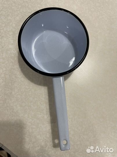 Ковш 1 литр эмалированный