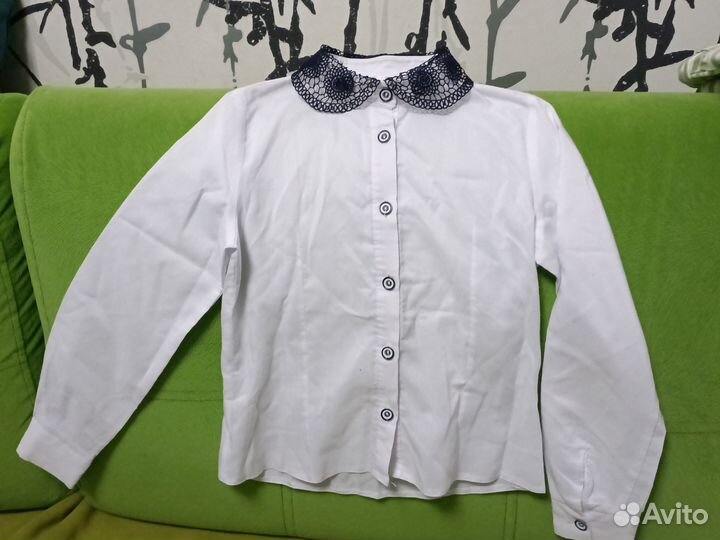 Блузка школьная 128