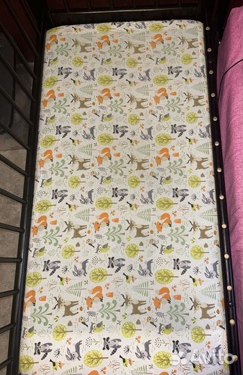 Простынь на резинке 120 60 бу