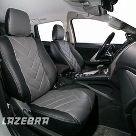 Авточехлы из экокожи для Mitsubishi Pajero Sport 3