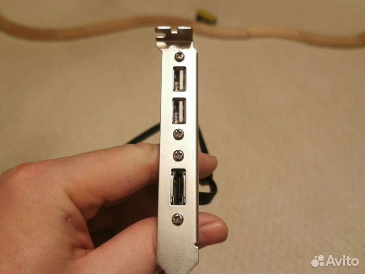 Плата расширения SATA и usb для корпуса внутренняя