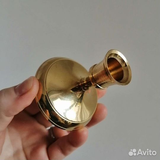 Подсвечники латунь, керамика