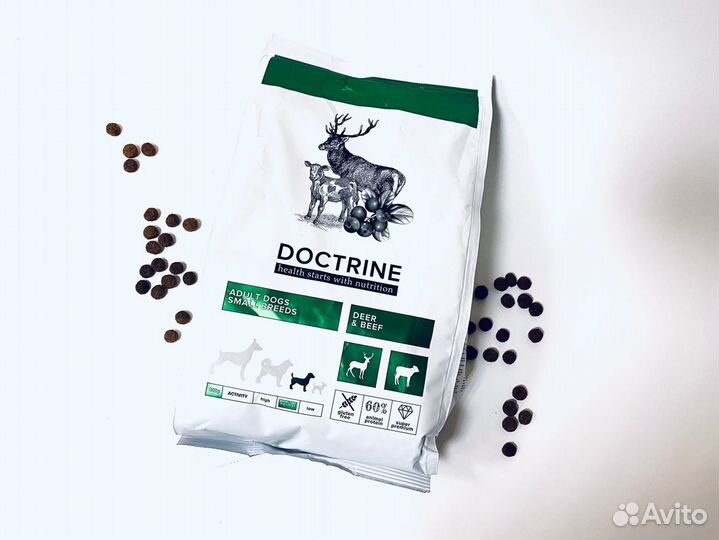 Doctrine, супер-премиальный корм для кошек и собак