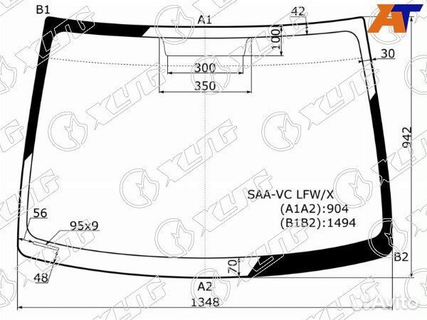 Стекло лобовое honda jazz