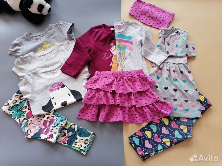 Вещи пакетом для девочки 98 104