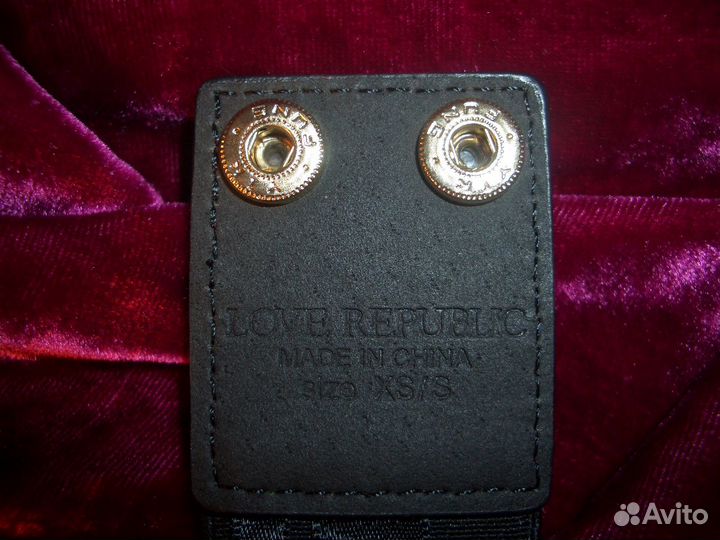 Love Republic Широкий Пояс Ремень Металл (XS/S)
