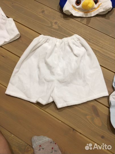 Новогодний костюм снеговика 98-110 размер