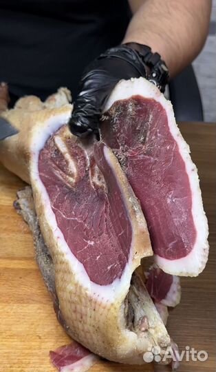 Гуси копченые и вяленные, колбасы казылык, курахан