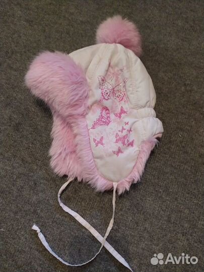 Шапки и шлемы для девочки на 2-3 года