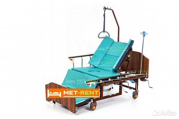 Медицинская кровать для лежачих больных ручная мет