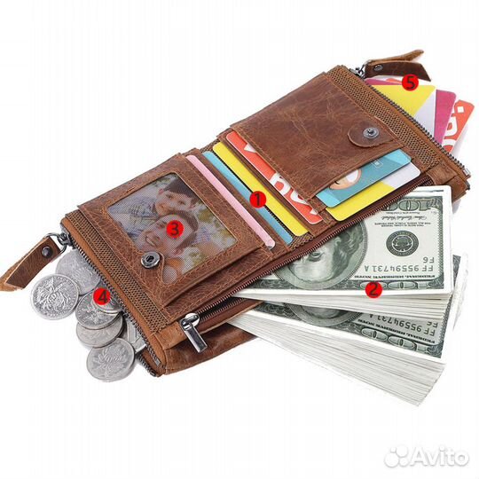 Мужские кошельки 2022 из 100 натуральной коровьей